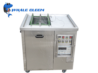 Single tank mold electrolysis ultrasonic cleaner