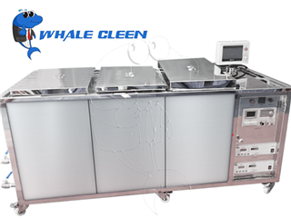 Three tank mold electrolytic ultrasonic cleaning machine