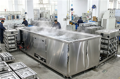 半导体车间为何纷纷淘汰人工清洗？大型超声波工业清洗机究竟强在哪里